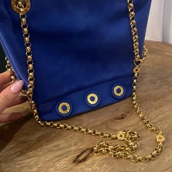 Tiffany and Co Suede blue bucket bag - Picture 12 of 15